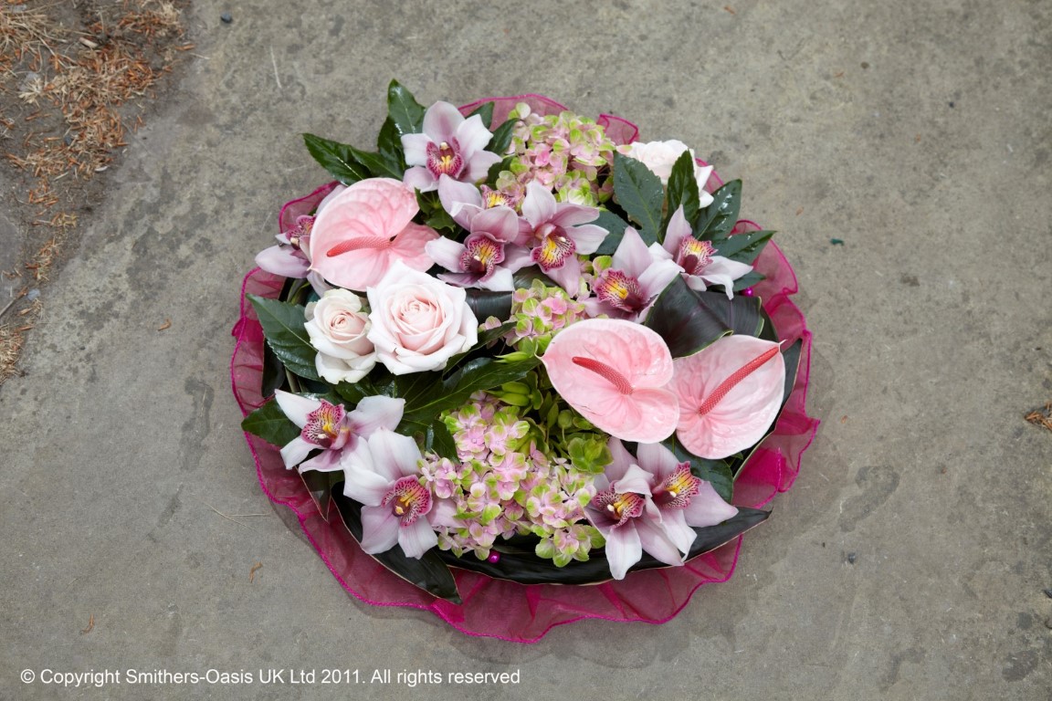 Pink Lace Posy